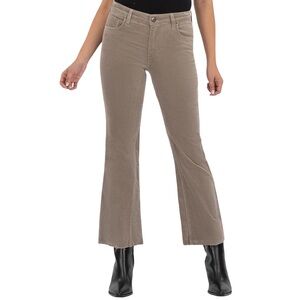 Kut From The Cloth Kelsey Ankle Fray Corduroy Jeans in Rosemary